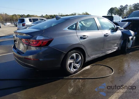 2020 Honda Insight Ex from USA, damaged, VIN 19XZE4F56LE009509